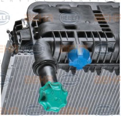 радиатор, охлаждане на двигателя 8MK 376 721-261