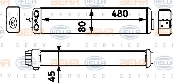 маслен радиатор, двигателно масло 8MO 376 725-751