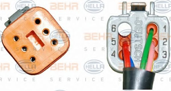 вентилатор, охлаждане на двигателя 8MV 376 729-491