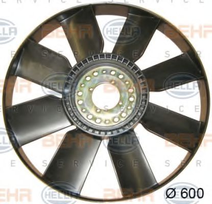 перка, охлаждане на двигателя 8MV 376 757-741