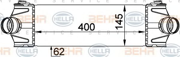 интеркулер (охладител за въздуха на турбината) 8ML 376 765-101