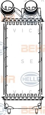 интеркулер (охладител за въздуха на турбината) 8ML 376 777-361