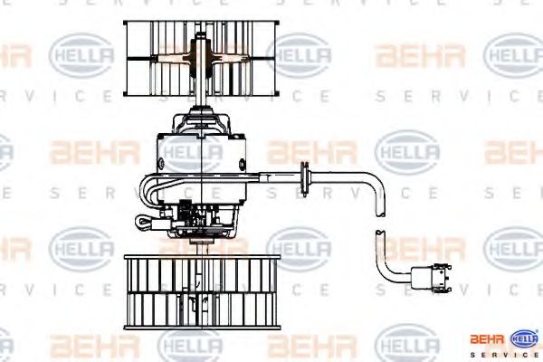 вентилатор вътрешно пространство 8EW 009 159-181