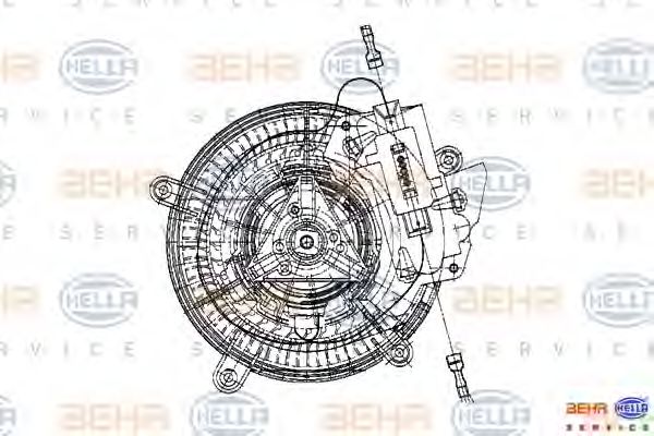 вентилатор вътрешно пространство 8EW 009 159-301