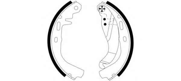 комплект спирачна челюст 8DB 355 000-191