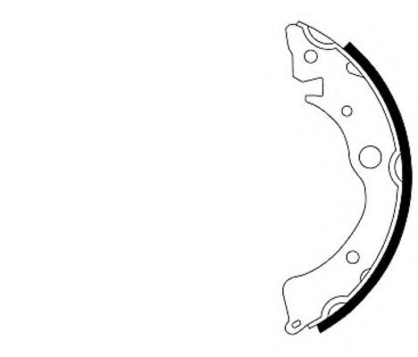 комплект спирачна челюст 8DB 355 000-791