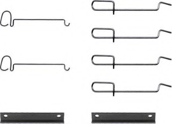 комплект принадлежности, дискови накладки 8DZ 355 202-241