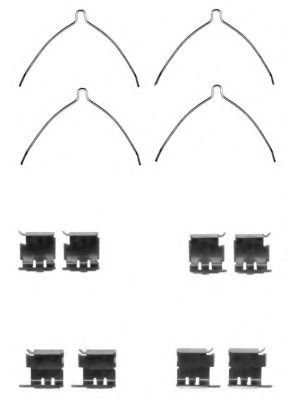 комплект принадлежности, дискови накладки 8DZ 355 205-351