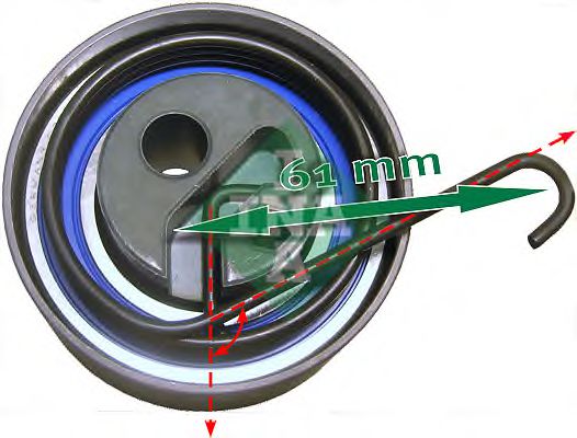 обтяжна ролка, ангренаж 531 0535 20