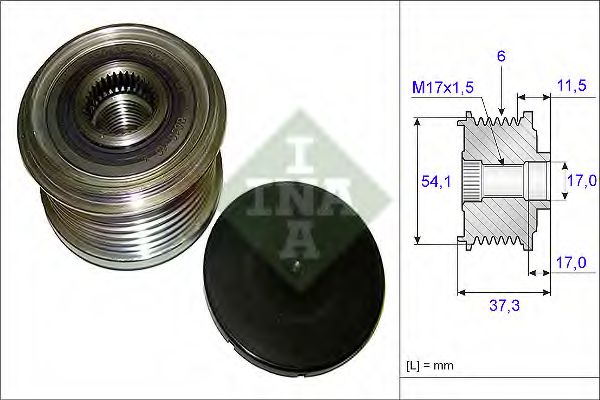 механизъм за свободен ход на генератор 535 0149 10