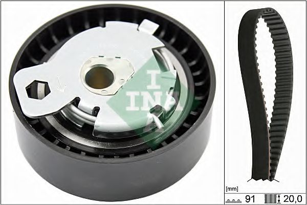 комплект ангренажен ремък 530 0142 10