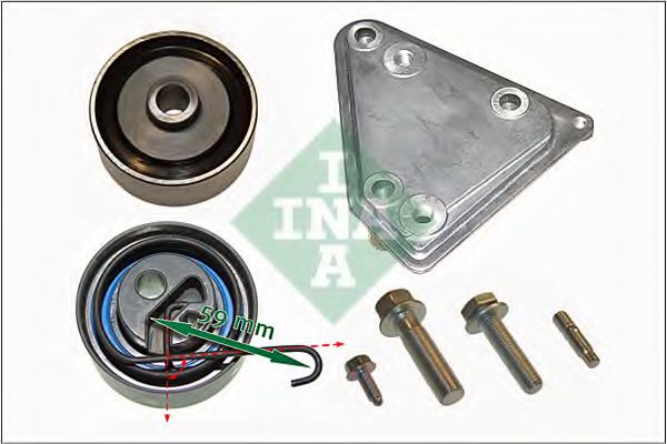 ролков комплект, зъбен ремък 530 0492 09