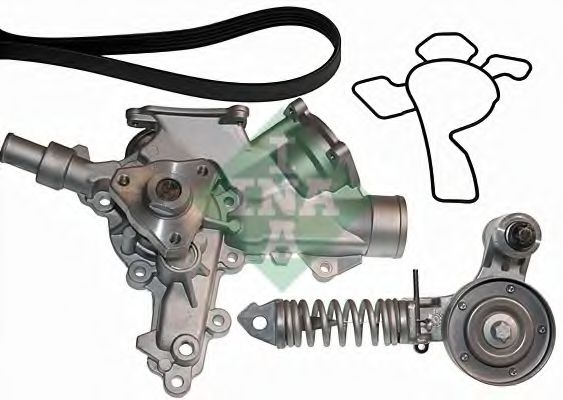 водна помпа + комплект пистови ремъци клиновидно оребряване 529 0009 30