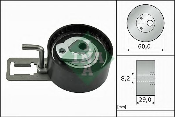 обтяжна ролка, ангренаж 531 0883 10