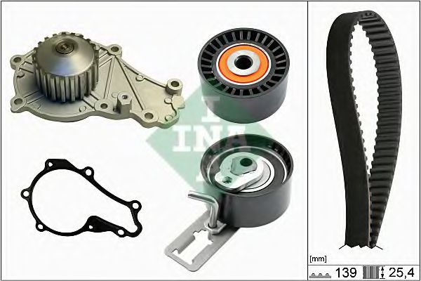 водна помпа+ к-кт ангренажен ремък 530 0577 30