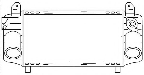 интеркулер (охладител за въздуха на турбината) 30248