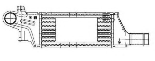 интеркулер (охладител за въздуха на турбината) 30429
