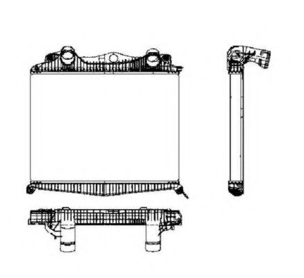 интеркулер (охладител за въздуха на турбината) 30450