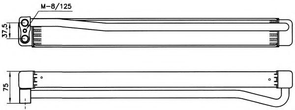 маслен радиатор, двигателно масло