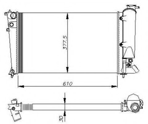 радиатор, охлаждане на двигателя