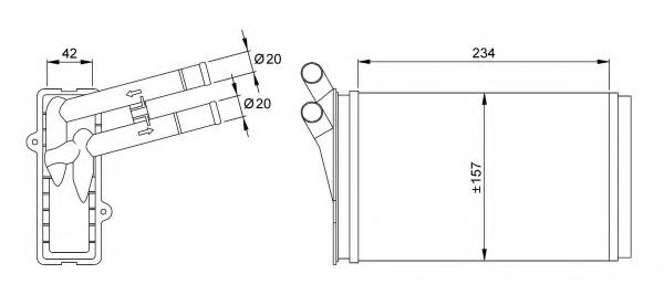 топлообменник, отопление на вътрешното пространство