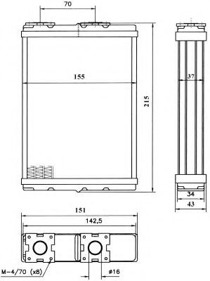 топлообменник, отопление на вътрешното пространство