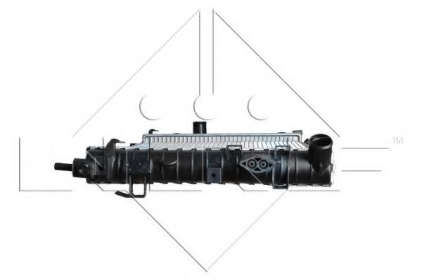 радиатор, охлаждане на двигателя 53441