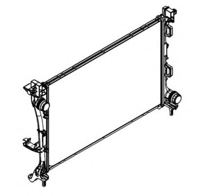 радиатор, охлаждане на двигателя 58422