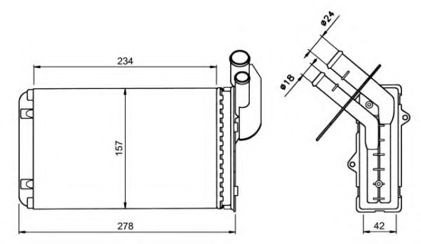 топлообменник, отопление на вътрешното пространство