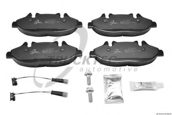 комплект спирачно феродо, дискови спирачки