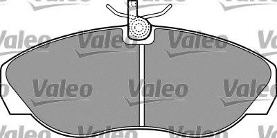 комплект спирачно феродо, дискови спирачки 598429