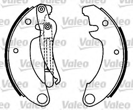 комплект спирачна челюст 562098