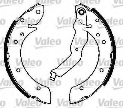 комплект спирачна челюст 562587