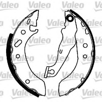 комплект спирачна челюст 562635