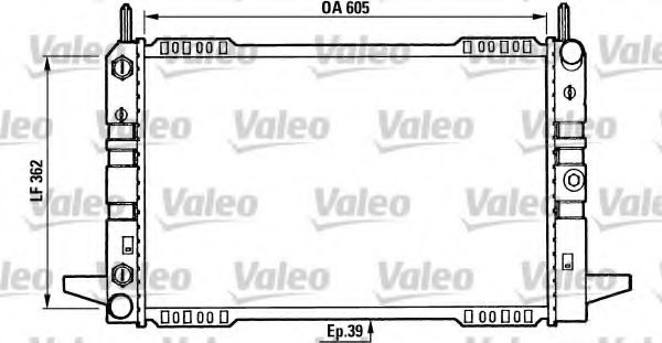 радиатор, охлаждане на двигателя 730586