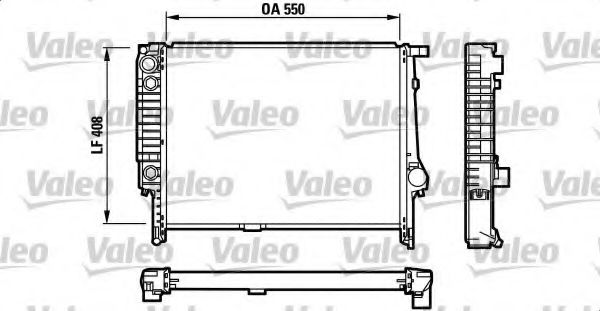 радиатор, охлаждане на двигателя 731515