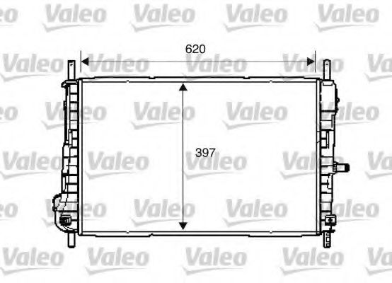 радиатор, охлаждане на двигателя 734288