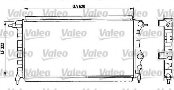 радиатор, охлаждане на двигателя 816553