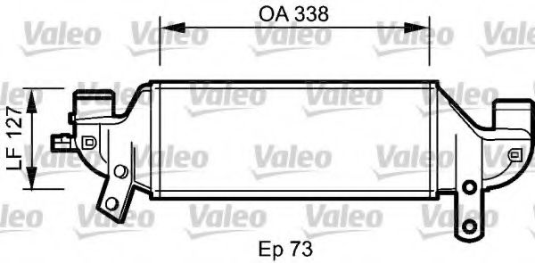 интеркулер (охладител за въздуха на турбината) 818798