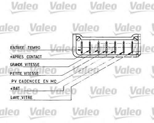 превключвател на кормилната колона 251424