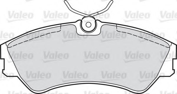 комплект спирачно феродо, дискови спирачки 598025