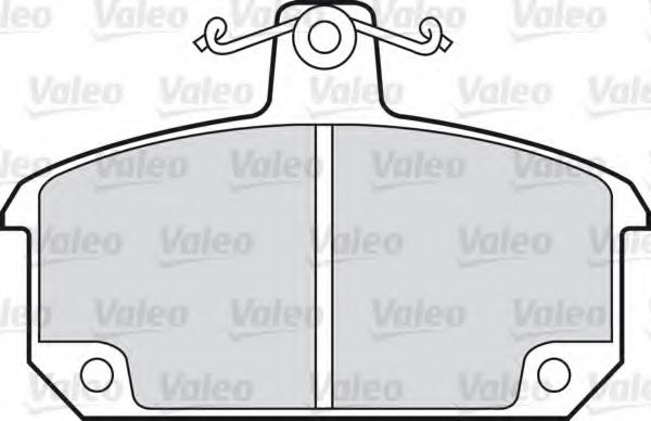 комплект спирачно феродо, дискови спирачки 598377