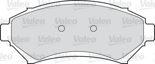 комплект спирачно феродо, дискови спирачки 598458