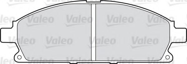 комплект спирачно феродо, дискови спирачки 598452