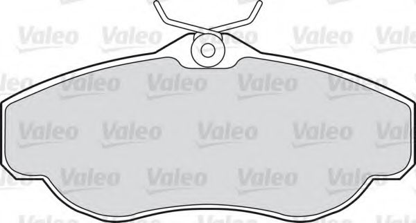 комплект спирачно феродо, дискови спирачки 598441