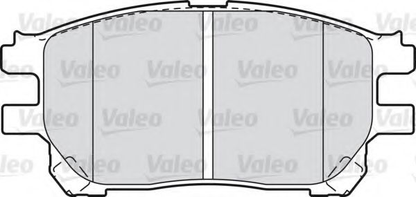 комплект спирачно феродо, дискови спирачки 598710
