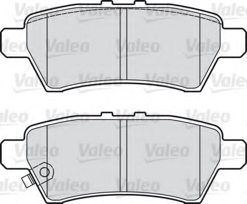 комплект спирачно феродо, дискови спирачки 598730
