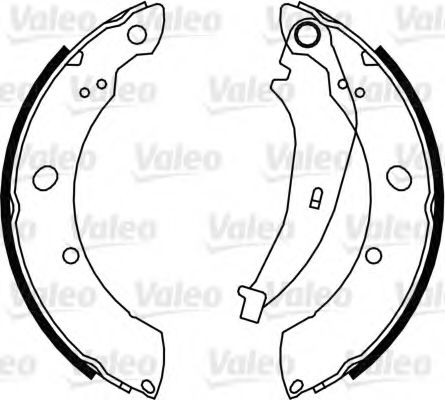 комплект спирачна челюст 564077
