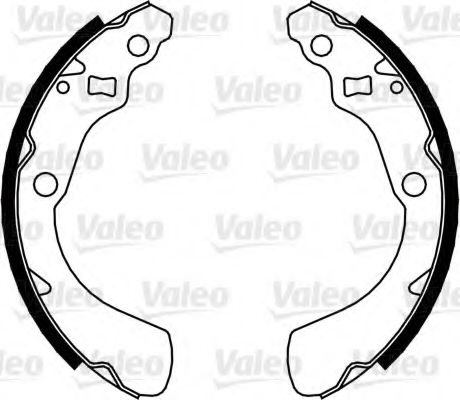 комплект спирачна челюст 564087
