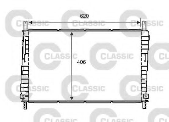 радиатор, охлаждане на двигателя 234286